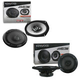 Kenwood KFC-6966S 6" x 9" 3-way Speakers Plus 6.5" 2-way Car Coaxial Speakers