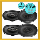 Pioneer A Series TS-A6968S 6×9 90W RMS 4 Way Coaxial Car Speaker (2 Pairs)