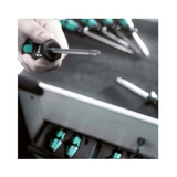 Wera Laser Etched Tip 6 Piece Set Screwdriver with Rack (05 105650 001) NEW