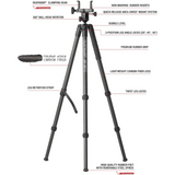 BOG DeathGrip Infinite Carbon Fiber Heavy Duty Tripod with 360 Degree Ball Head