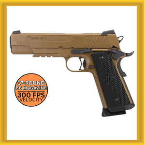 Sig Sauer 1911 Emperor Scorpion CO2 Powered Semi-Automatic BB Pistol Coyote Tan
