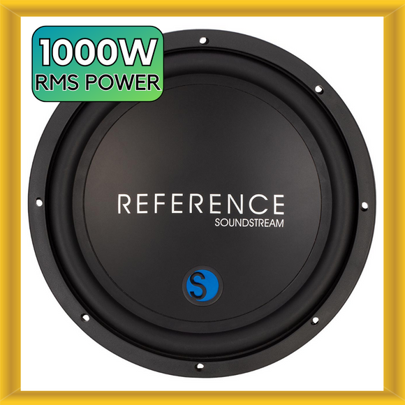 Soundstream Reserve 12 Inch Subwoofer 1000W RMS 2000W Max Dual 4 Ohm Voice Coils