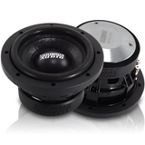 x2 Sundown Audio SA-6.5 SW D2 6.5" 200W RMS Power DVC 2-Ohm Car Subwoofer (NEW)