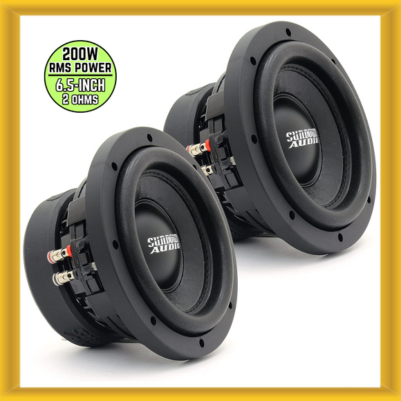 x2 Sundown Audio SA-6.5 SW D2 6.5