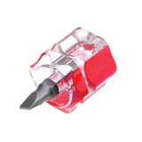 Performance Tool 4-Piece Set Chrome Vanadium Steel Shaft Mini Stubby Screwdriver