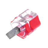 Performance Tool 4-Piece Set Chrome Vanadium Steel Shaft Mini Stubby Screwdriver