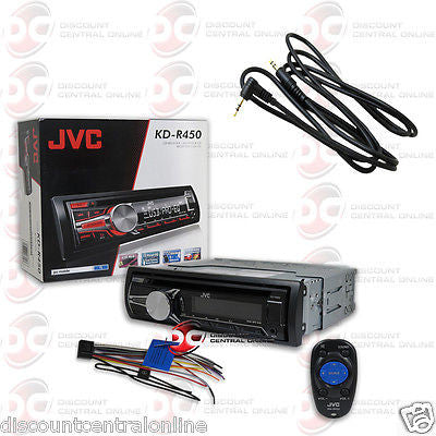 JVC KD-R450 CAR STEREO CD MP3 STEREO W/ AUX-IN USB INPUT 