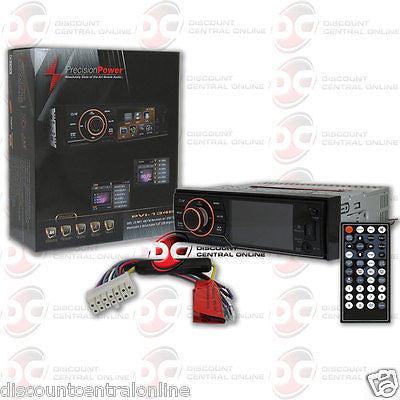 PRECISION POWER PPI PVI-134B SINGLE DIN CAR CD MP3 PLAYER W/ BLUETOOTH & AUX-IN