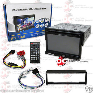 POWER ACOUSTIK PD-710B SINGLE DIN STEREO WITH 7" TOUCHSCREEN LCD USB & BLUETOOTH
