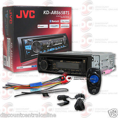 JVC KD-AR865BTS 1-DIN CAR AUDIO CD MP3 BLUETOOTH STEREO WITH AUX & USB INPUT