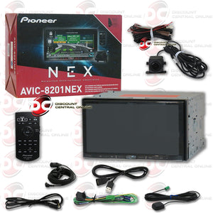 PIONEER AVIC-8201NEX  7" CAR AUDIO MULTIMEDIA RECEIVER WITH AM/FM/CD/DVD/GPS/BLUETOOTH/APPLE CARPLAY/ANDROID STEREO W/ BACKUP CAMERA