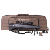 Benjamin Bulldog Value Pack .357 Cal Pneumatic Powered Hunting Air Rifle in Black or Realtree Xtra Camo