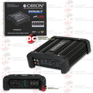 ORION CBT1500.2 2-CHANNEL CLASS AB COMPACT CAR AMPLIFIER 1500W MAX