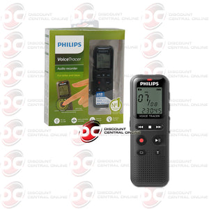 Philips DVT1150 Voice Tracer Voice Operated Audio Recorder (Black)