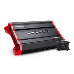 Crunch GP-3500.1D Class D Monoblock Ground Pound Car Amplifier