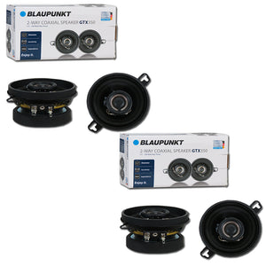 Blaupunkt GTX350 3.5" 2-Way Car Audio Coaxial Speakers (2 Pairs) 