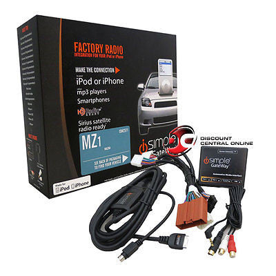 ISIMPLE ISMZ571 IPHONE/IPOD/AUX-IN INTERFACE FOR SELECT 2009-2011 MAZDA VEHICLES