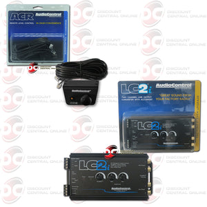 AUDIOCONTROL LC2i 2-CHANNEL LINE- OUTPUT CONVERTER WITH ACR-1 REMOTE CONTROL