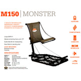 Millennium Treestands M150 Monster Aluminum Hang-On Tree Stand | M-150-SL