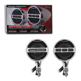 Power Acoustik 3" Motorcycle Audio Handlebar Mounted Amplified Speaker System w/ Bluetooth