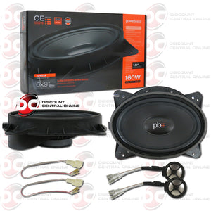Powerbass OE69C-TY 6"x 9" 2-way Component Speakers For Select Toyota, Lexus, Scion