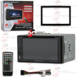 POWER ACOUSTIK PD-627B 2-DIN 6.2" CAR DVD/CD/USB/AM/FM RECEIVER WITH BLUETOOTH