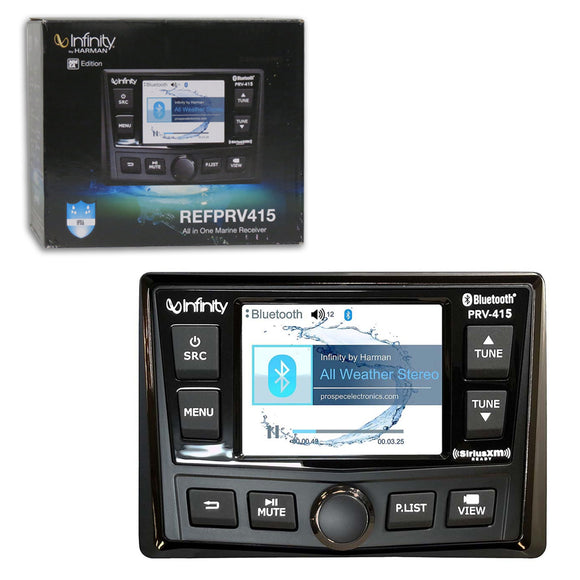 Infinity In-dash 3.5″ Digital Media SiriusXM Ready Bluetooth Marine Receiver | REFPRV415
