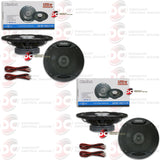 CLARION 6.5" 2-WAY CAR COAXIAL SPEAKERS (2 PAIRS)