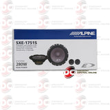 ALPINE SXE-1751S 6.5 INCH 6 1/2" 2-WAY CAR AUDIO COMPONENT SPEAKER SYSTEM (2 PAIRS)