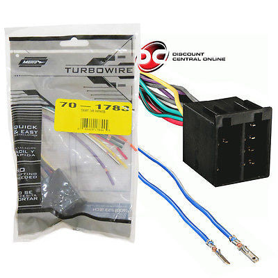 METRA 70-1783 WIRING HARNESS FOR 2008-UP SMART FORTWO VEHICLES