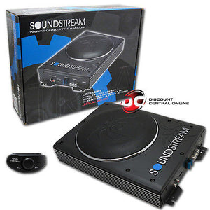 SOUNDSTREAM USB-8A 8" UNDER SEAT PRELOADED ENCLOSED SUBWOOFER WITH AMPLIFIER