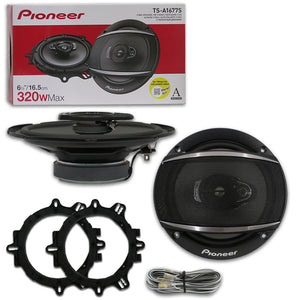 PIONEER TS-A1677S 6.5" 3-WAY CAR COAXIAL SPEAKERS