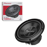 TWO PIONEER TS-A250D4 10" DUAL 4-OHM VOICE COIL CAR SUBWOOFER