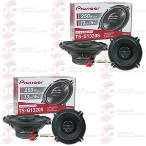 Pioneer TS-G1320S 5.25" 2-Way Car Audio Speakers (2 Pairs)