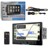 Soundstream VRCPAA-106F 2-DIN 10.6" Multimedia Car Stereo with Apple Carplay, Android Auto & Bluetooth (With Back-up Camera)